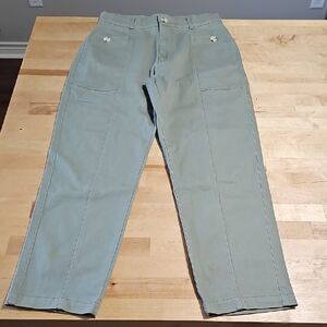 🌿 Blu Pepper Sage Green Utility Carpenter Pants M